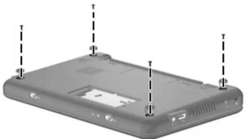 HP Mini 110-1190eo - Phillips PM2.5×7.0 screw - 2