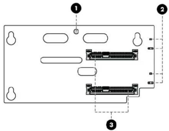 HP ProLiant DL180 G6 - To reinstall the PCI cage: - 1