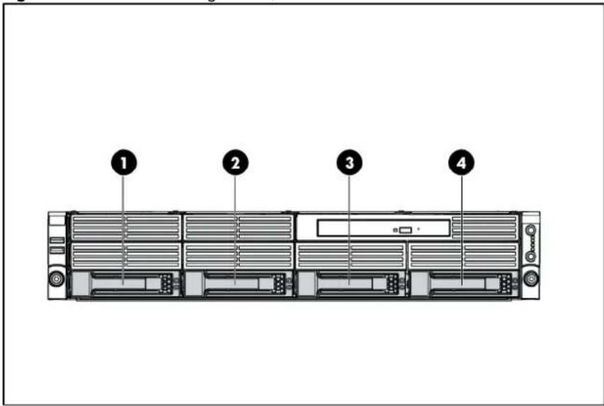 HP ProLiant DL180 G6 - Hard drives - 1