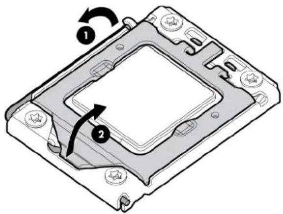 HP ProLiant DL180 G6 - To remove the processor: - 1