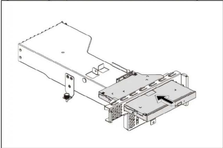 HP ProLiant DL180 G6 - To install the Optical Disc Drive PCI cage: - 2