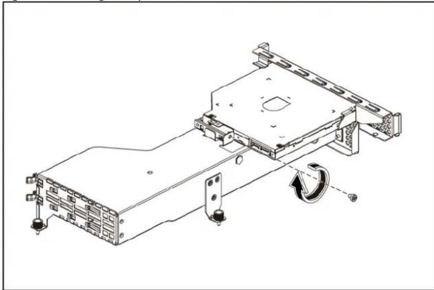 HP ProLiant DL180 G6 - To install the Optical Disc Drive PCI cage: - 3