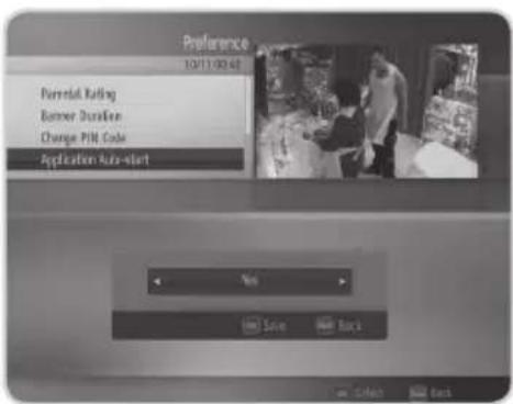 HUMAX DTT-nano - Application Auto-start - 1