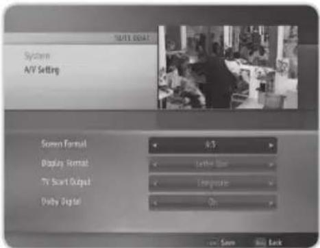 HUMAX DTT-nano - A/V Setting - 1