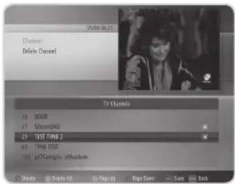 HUMAX DTT-nano - Delete Channel - 1