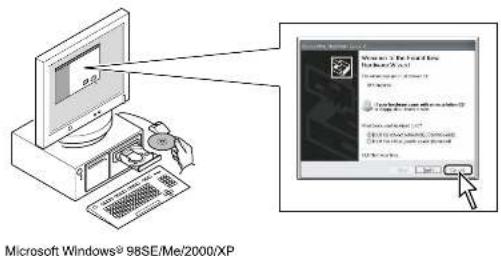 Microsoft Windows® 98SE/Me/2000/XP