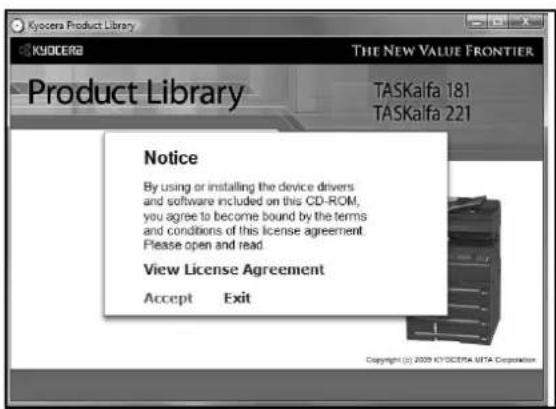 KYOCERA 181 SCAN - Installing the TWAIN source - 1