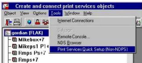 Lantronix LPS1-T - Creating Print Queues with NetWare Administrator - 2