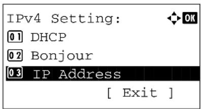 KYOCERA FS-3040MFP+/KL3 - TCP/IP (IPv4) Setup - 8
