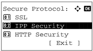 KYOCERA FS-3040MFP+/KL3 - IPP Security - 5