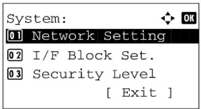 KYOCERA FS-3040MFP+/KL3 - TCP/IP (IPv6) Setup - 3
