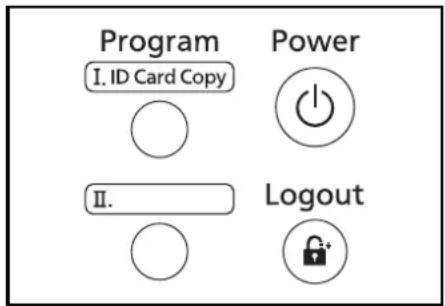 KYOCERA FS-3040MFP+/KL3 - Program Keys - 1