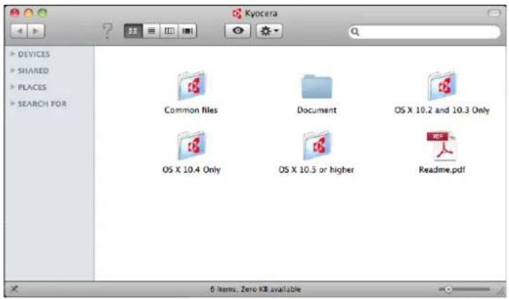 KYOCERA FS-3040MFP+/KL3 - Installation on a Macintosh - 1