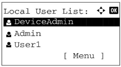 KYOCERA FS-3040MFP+/KL3 - Changing User Properties - 6
