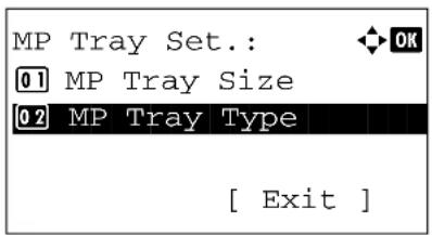 KYOCERA FS-3040MFP+/KL3 - Specifying Paper Size and Media Type for the Multi Purpose Tray - 8