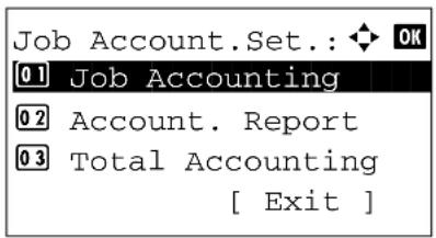KYOCERA FS-3040MFP+/KL3 - Enabling/Disabling Job Accounting - 5