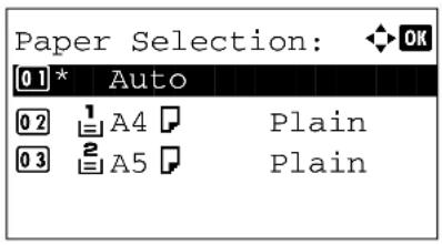 KYOCERA FS-3040MFP+/KL3 - Selecting the Multi Purpose Tray - 2