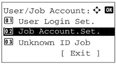 KYOCERA FS-3040MFP+/KL3 - Total Job Accounting/Resetting the Counter - 4