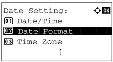 KYOCERA FS-3040MFP+/KL3 - Setting Date and Time - 12