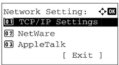 KYOCERA FS-3040MFP+/KL3 - DHCP Settings - 4