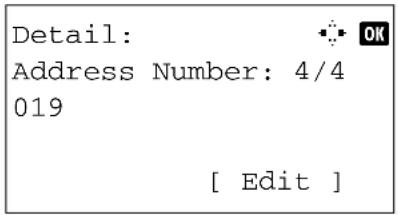 KYOCERA FS-3040MFP+/KL3 - Entering Address Number - 1