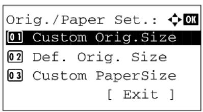 KYOCERA FS-3040MFP+/KL3 - Default Original Size Setup - 3