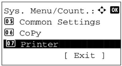 KYOCERA FS-3040MFP+/KL3 - Selection of emulation - 1