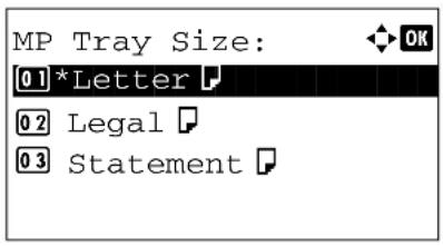 KYOCERA FS-3040MFP+/KL3 - Specifying Paper Size and Media Type for the Multi Purpose Tray - 7