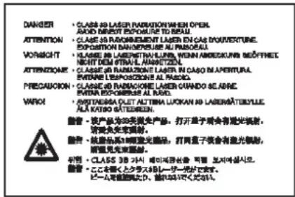 KYOCERA FS-3040MFP+/KL3 - Laser Safety (Europe) - 1