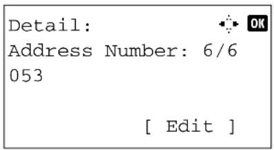 KYOCERA FS-3040MFP+/KL3 - Address Number - 1