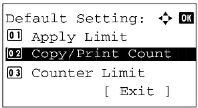 KYOCERA FS-3040MFP+/KL3 - Managing the Copier/Printer Counts - 6