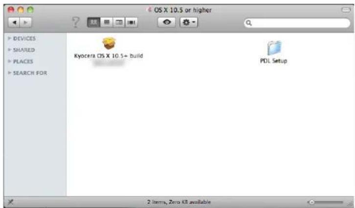 KYOCERA FS-3040MFP+/KL3 - Installation on a Macintosh - 2