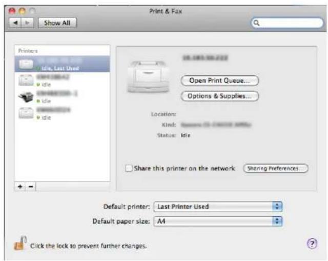 KYOCERA FS-3040MFP+/KL3 - Click the plus symbol (+) to add the installed printer driver. - 1