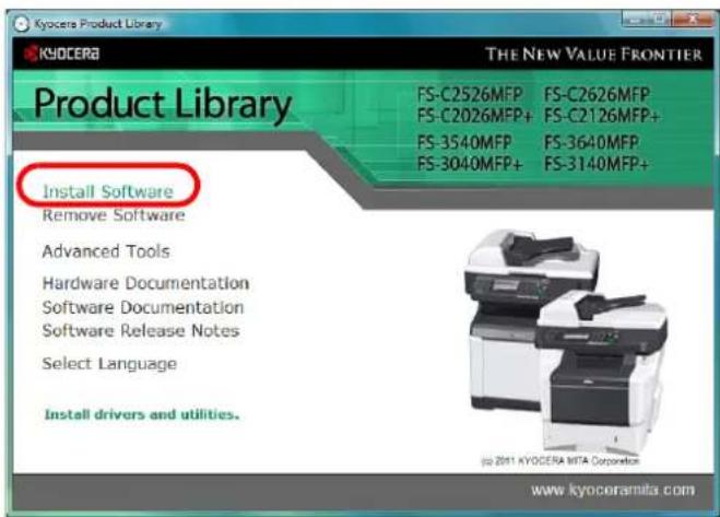 KYOCERA FS-3040MFP+/KL3 - Installing the Software in Windows - 2