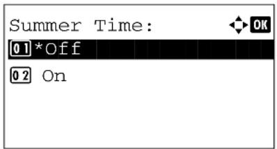 KYOCERA FS-3040MFP+/KL3 - Setting Date and Time - 8