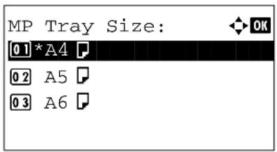 KYOCERA FS-3040MFP+/KL3 - Paper Size and Media Type Setup for Multi Purpose Tray - 5