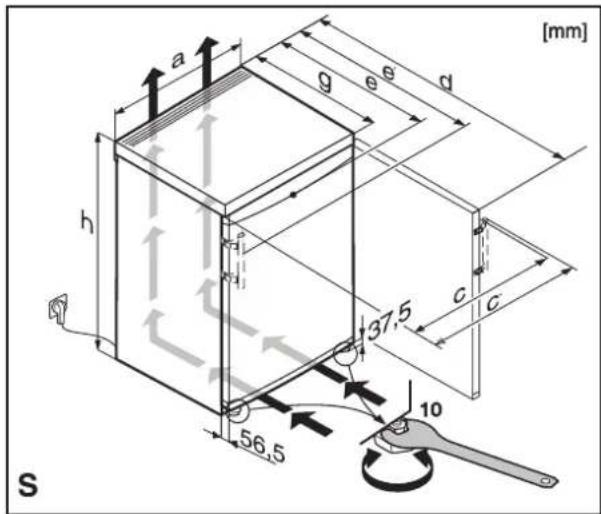 LIEBHERR KT 1440 Comfort - Instructions for installation and modification - 1