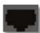 LINKSYS PLE300-UK - Back Panel of the Powerline AV 4-Port Network Adapter (model number: PLS300) - 2