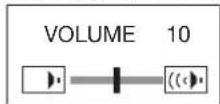 MITSUBISHI XD1000U - Volume from the speaker - 1