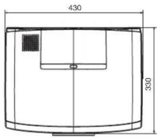 MITSUBISHI XD1000U - Dimension Drawings (unit : mm) - 1