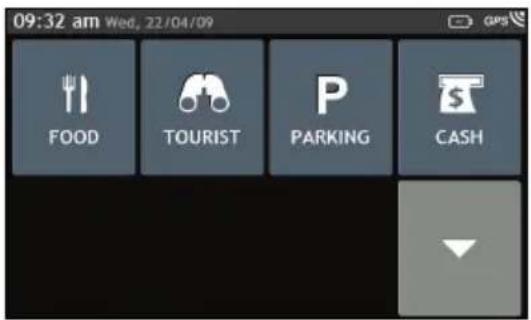 09:32 am Wed, 22/04/09 FOOD TOURIST P PARKING CASH
