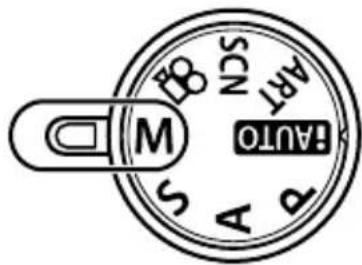 OLYMPUS PEN E-PL2 - Choosing aperture and shutter speed (M manual mode) - 1