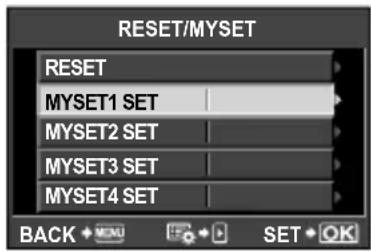 OLYMPUS PEN E-PL2 - Saving MYSET - 2