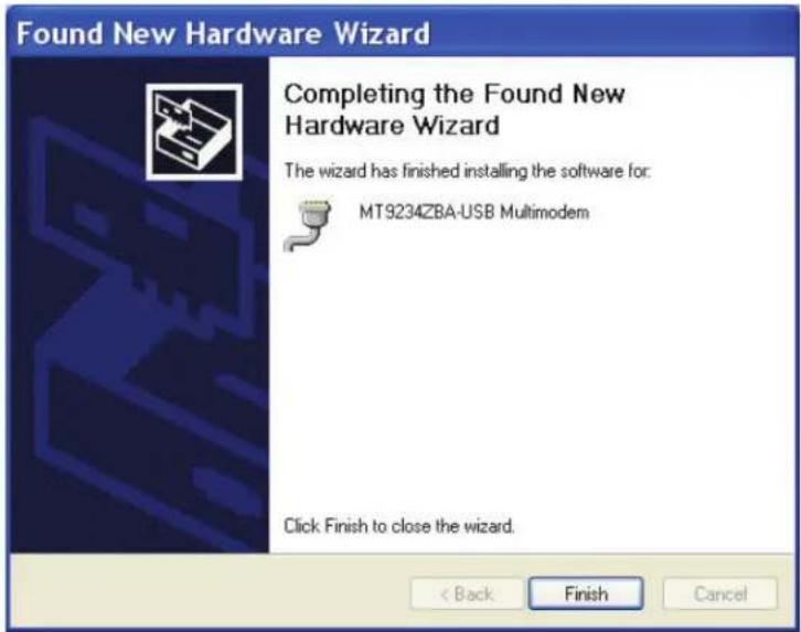 Multitech MultiModem ZBA - Part A for Windows Server 2008, XP, 2003: Installing the Serial Port - 9