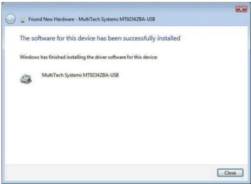 Multitech MultiModem ZBA - Installation of the Modem - 3