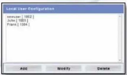 Micronet MaxNAS - Local User Configuration - 1