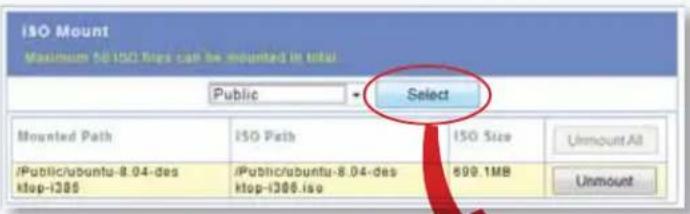 Micronet MaxNAS - Mount and Share ISO disk image - 1