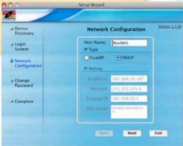 Micronet MaxNAS - Using the Wizard - 2