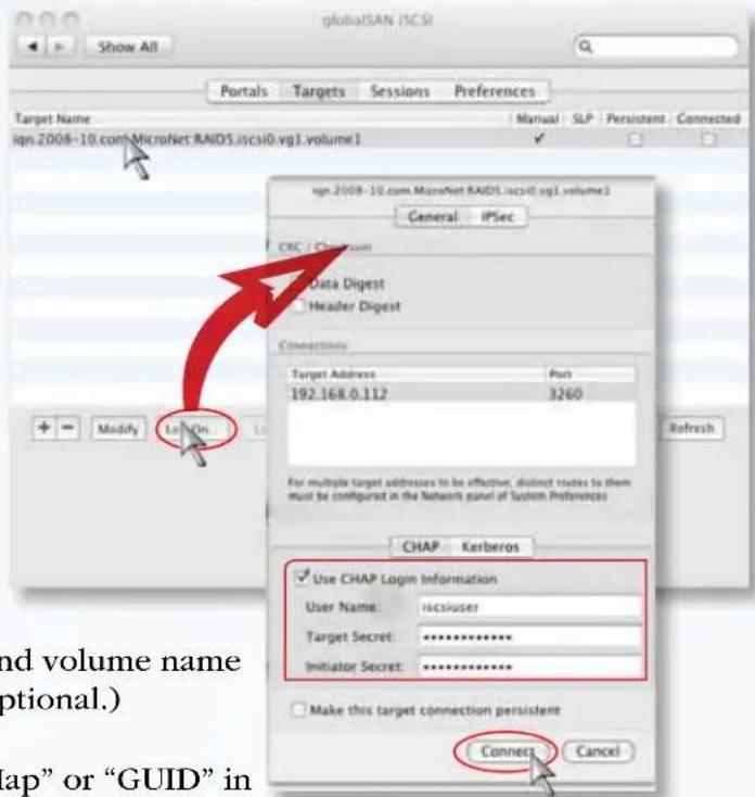 Micronet MaxNAS - OS-X >10.4.10 Host Setup - 4