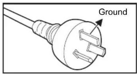 OPTOMA TS551 - Notes on the AC Power Cord - 1
